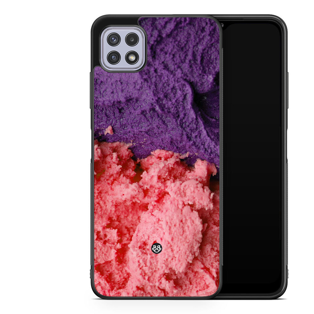 Samsung Galaxy A22 4G Case - Ice-crea pink/purple