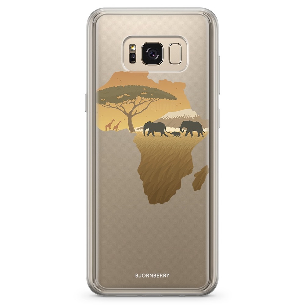 Samsung Galaxy S8 Plus Fashion Skal - Afrika Brun