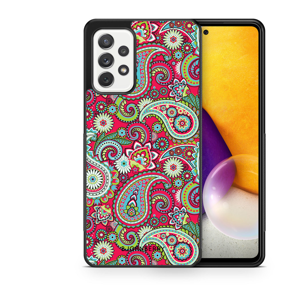 Samsung Galaxy A52/A52s 5G Case - Red Paisley