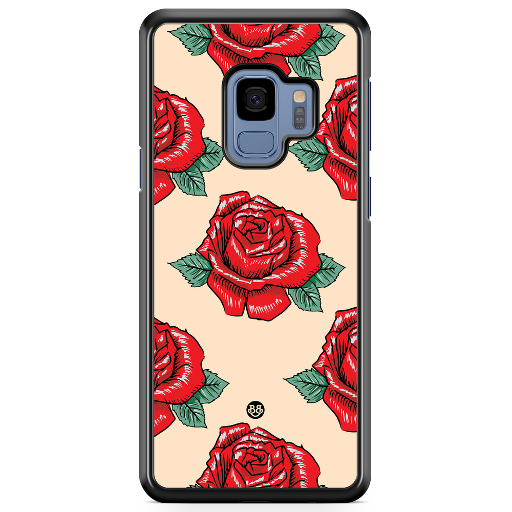 Samsung Galaxy S9 Case - Rose Pattern