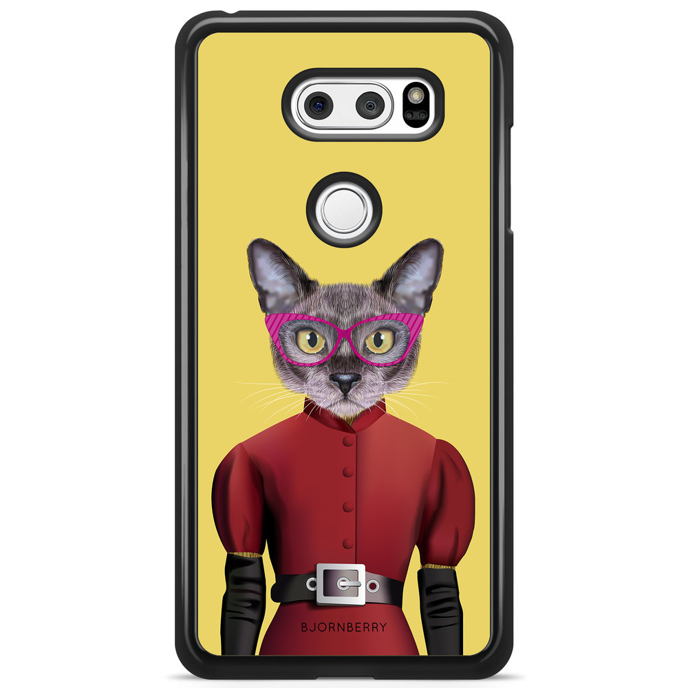 LG V30 Case - Hipster Cat