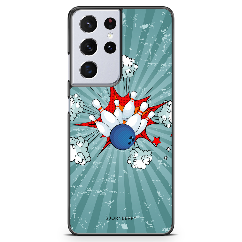 Samsung Galaxy S21 Ultra Skal - Bowling Strike | Mobilskal & Mobilfodral BJORNBERRY