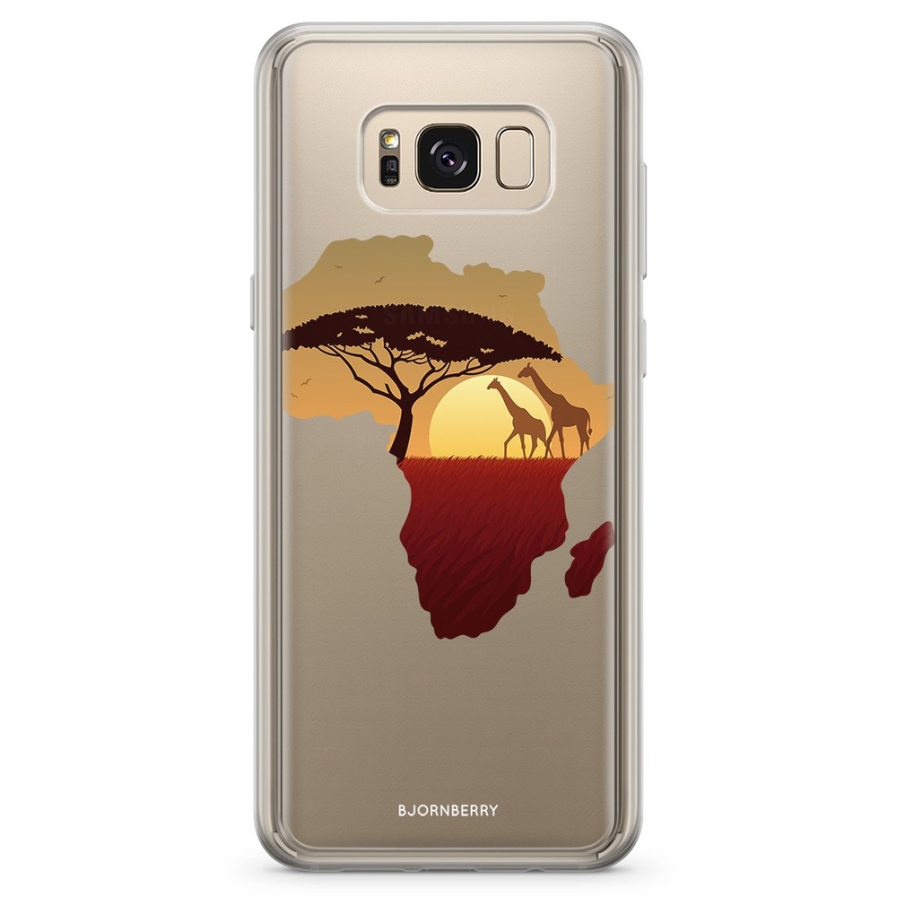 Samsung Galaxy S8 Plus Fashion Skal - Afrika Svart