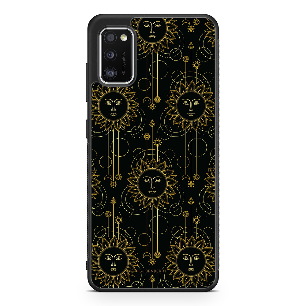Samsung Galaxy A41 Case - Gold Suns
