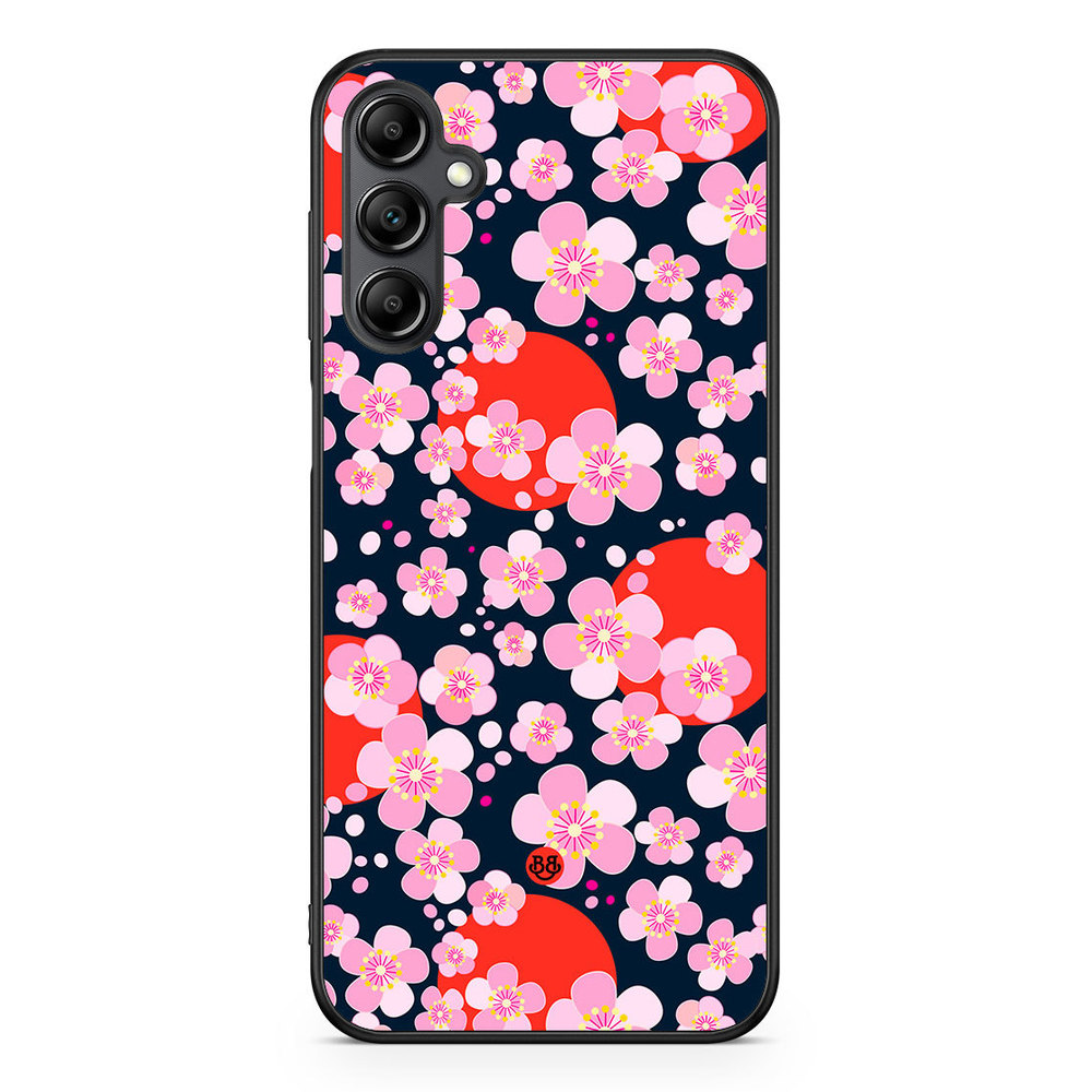 Samsung Galaxy A14 4G/5G Case - Japanese Flowers