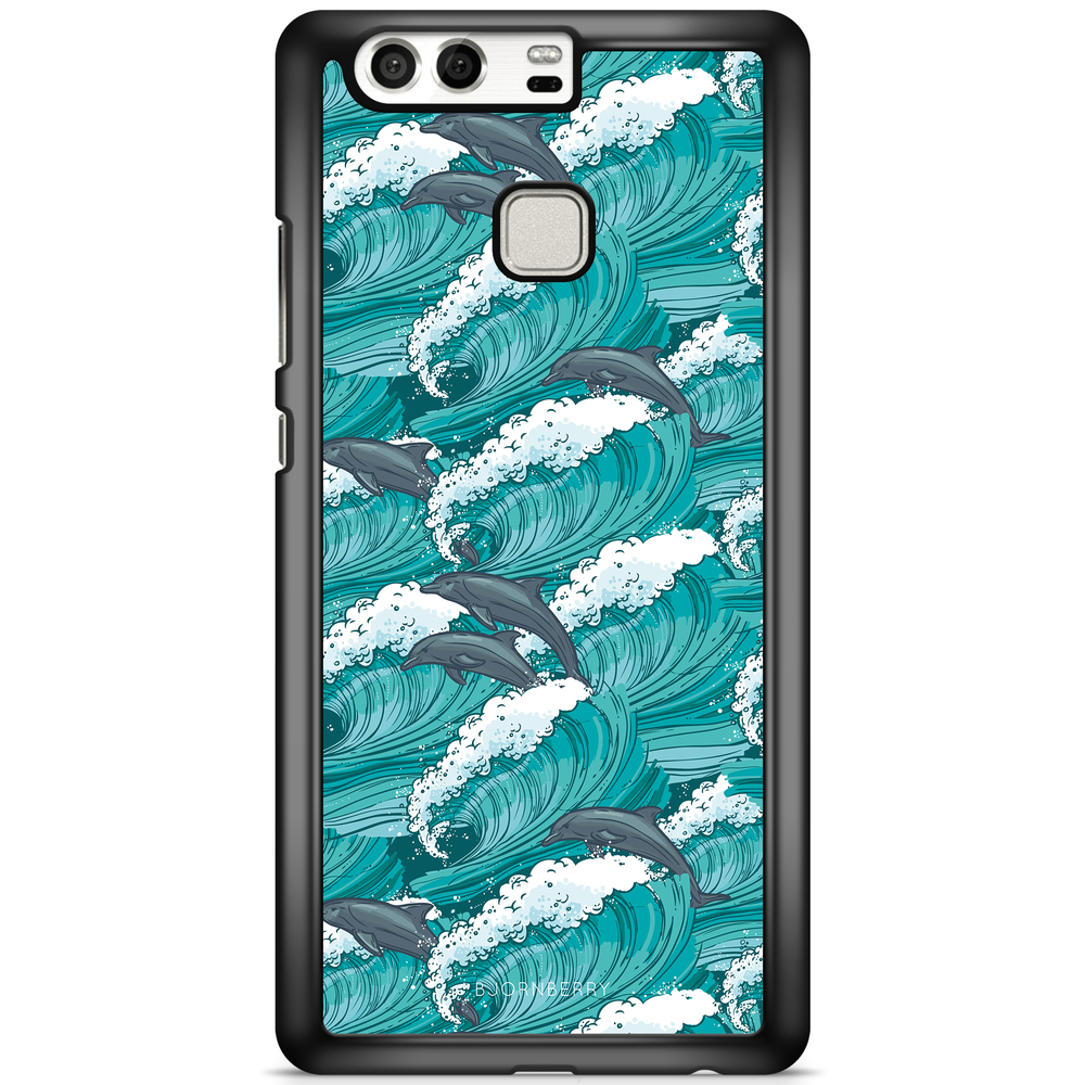 Huawei P9 Case - Waves And Dolphins