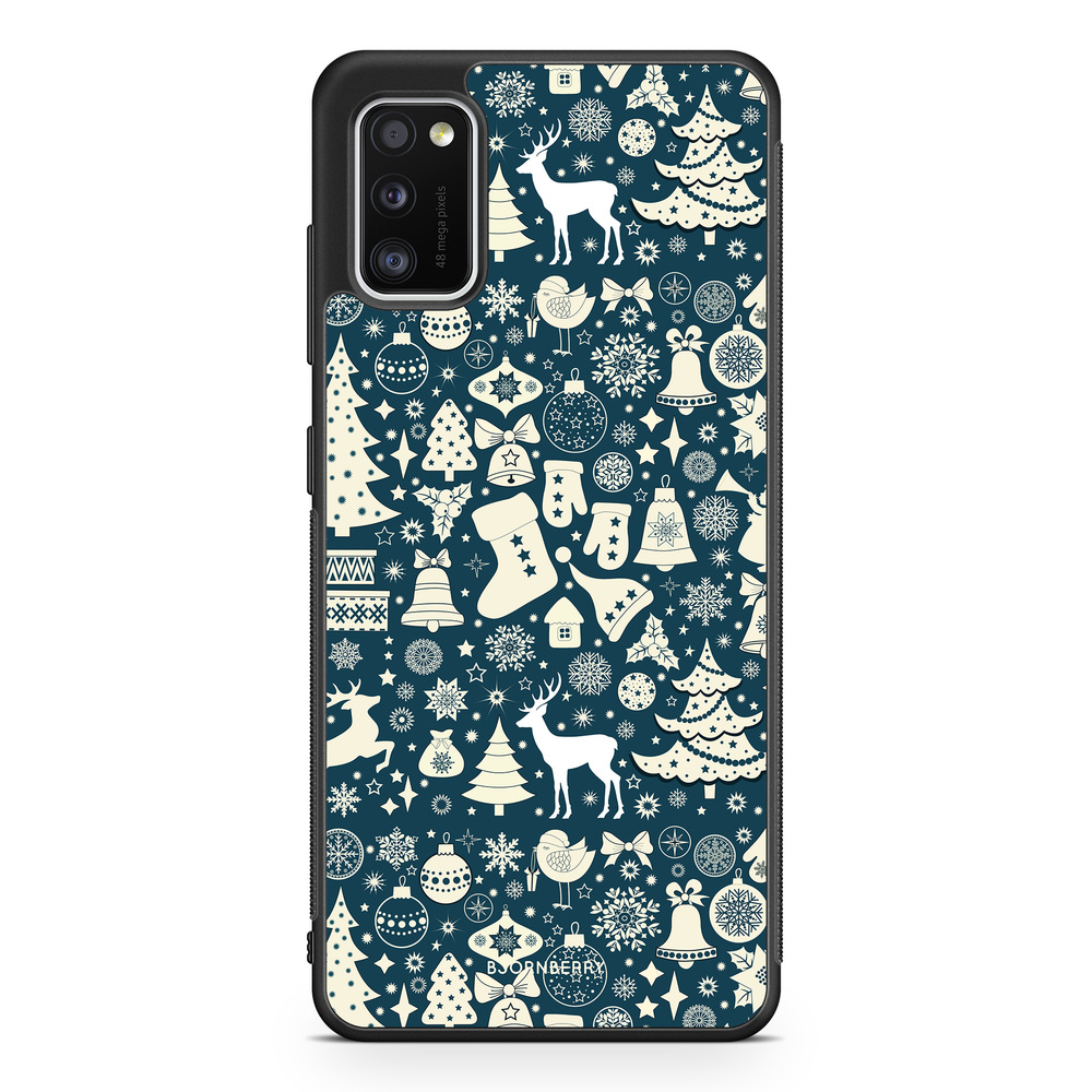 Samsung Galaxy A41 Case - Reindeers & Spruces