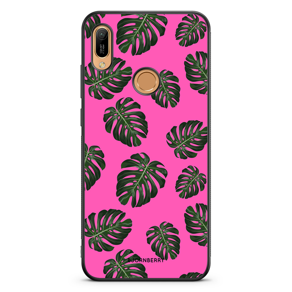 Huawei Y6 2019 Case - Monstera Pink