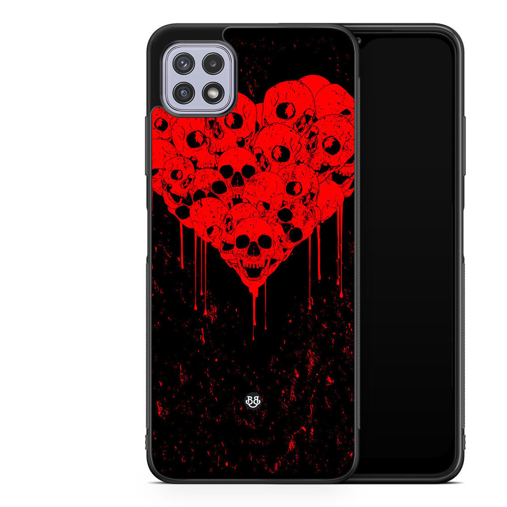Samsung Galaxy A22 4G Case - Skull Heart