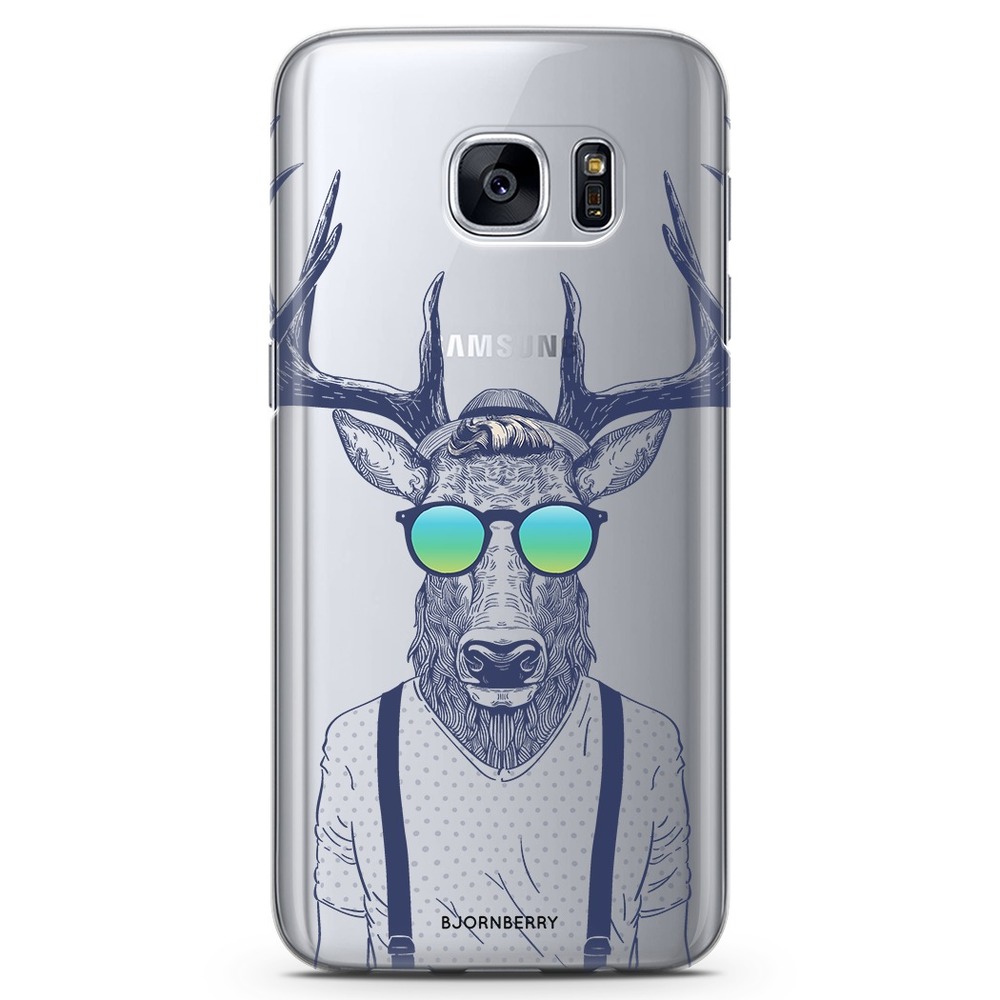 Samsung Galaxy S7 TPU Case - Hipster Deer