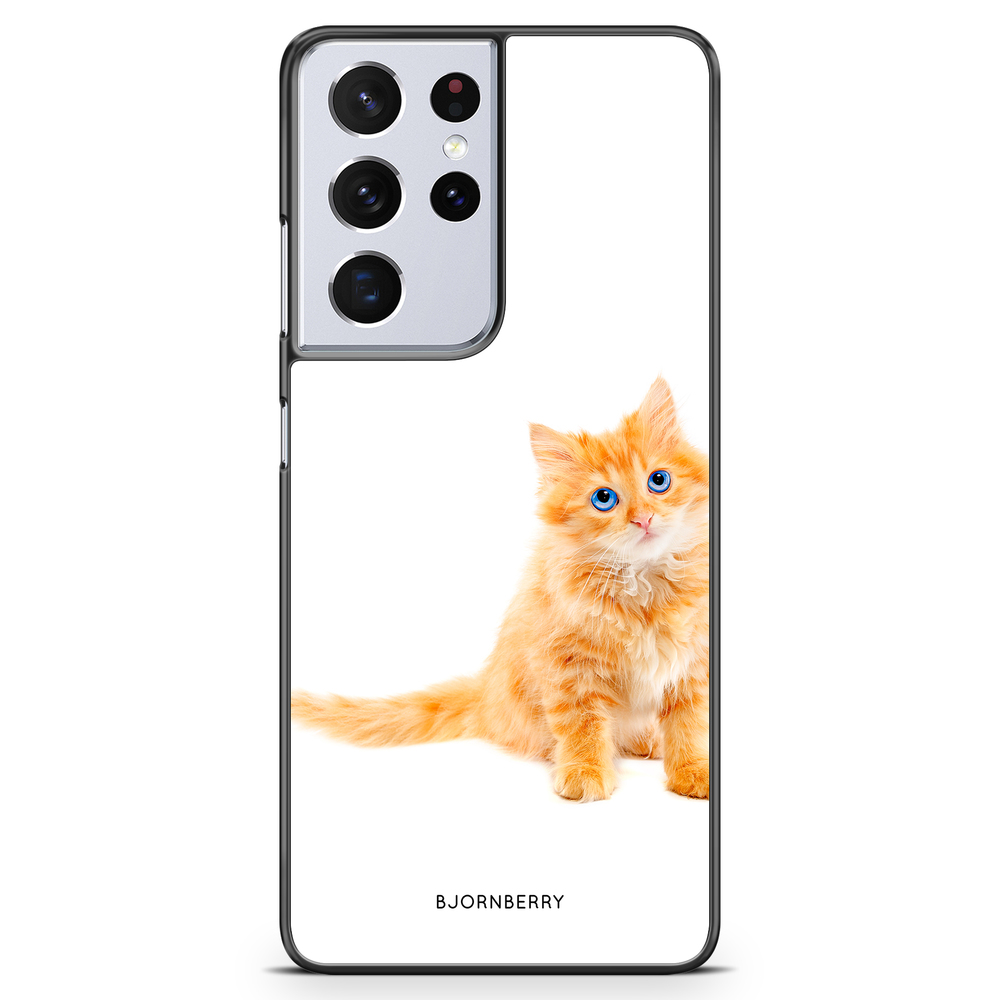 Samsung Galaxy S21 Ultra Case - Small Brown Cat