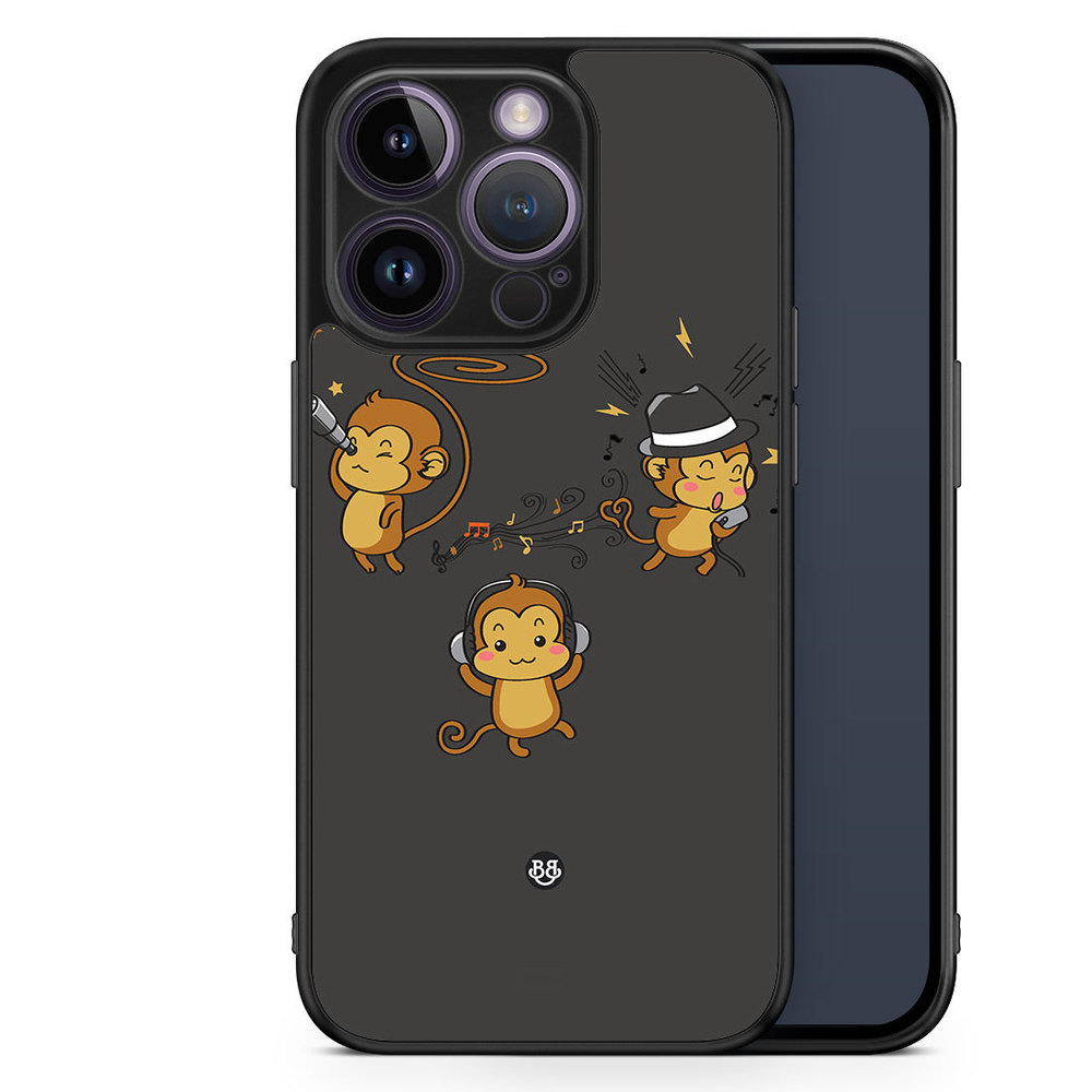 iPhone 14 Pro Case - Three Monkeys
