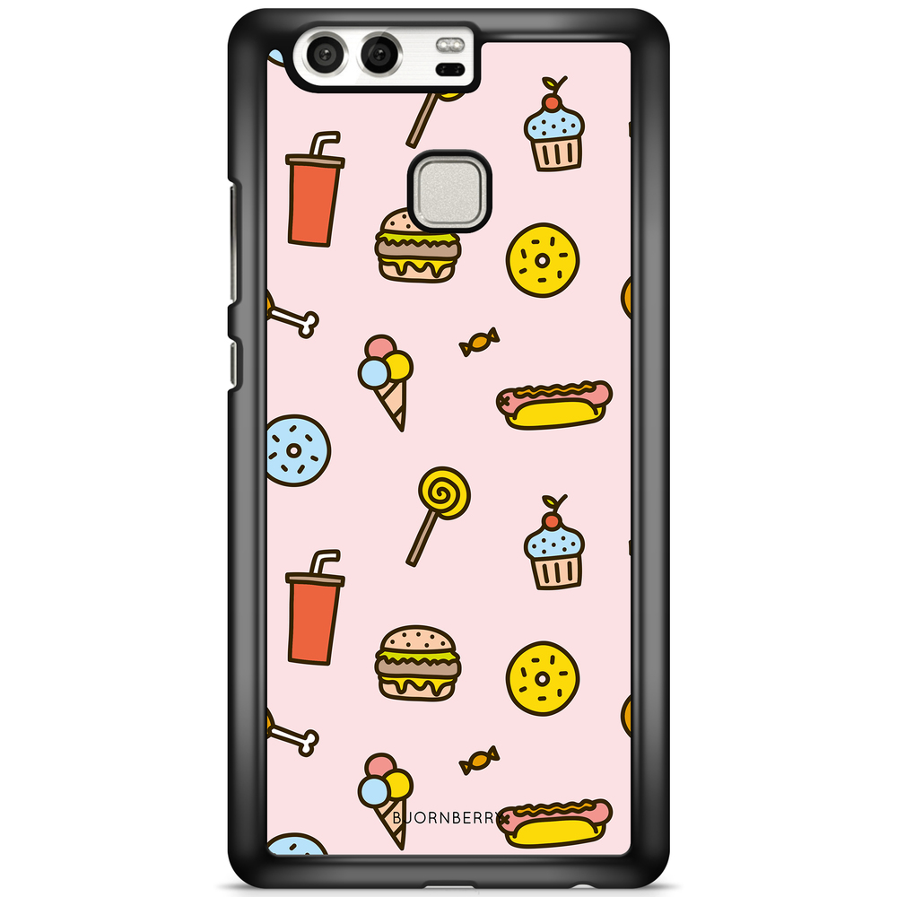 Huawei P9 Case - Junk Food Pattern