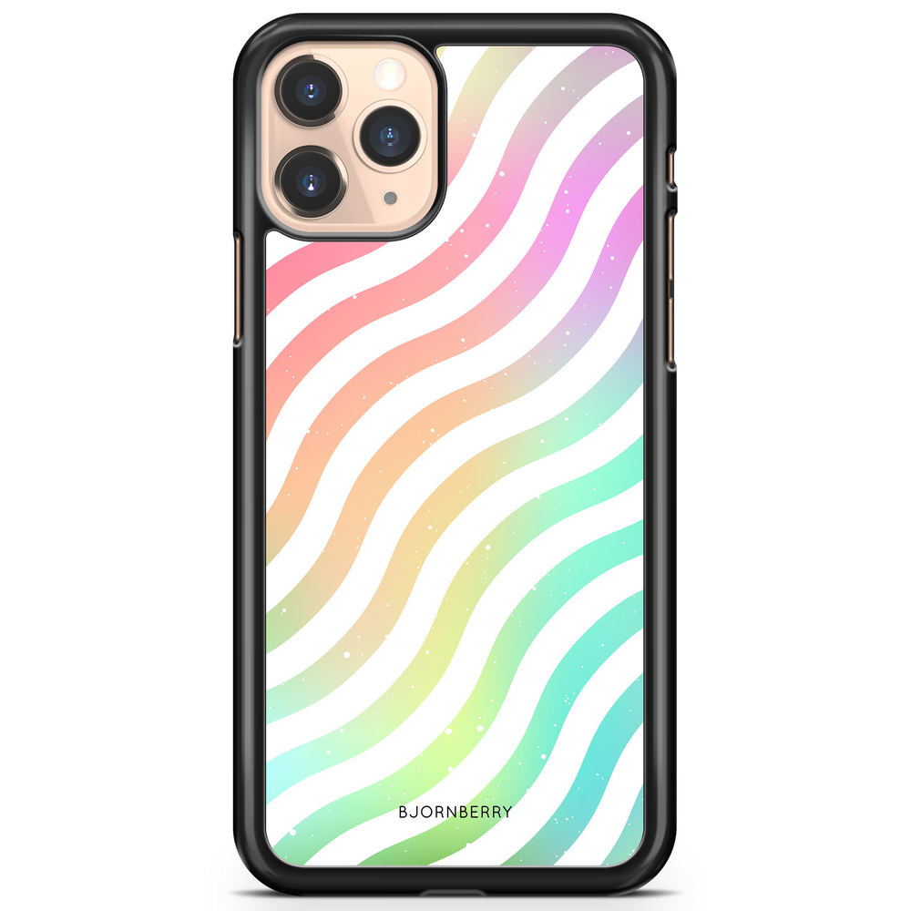 iPhone 11 Pro Max Case - Wavy Rainbow