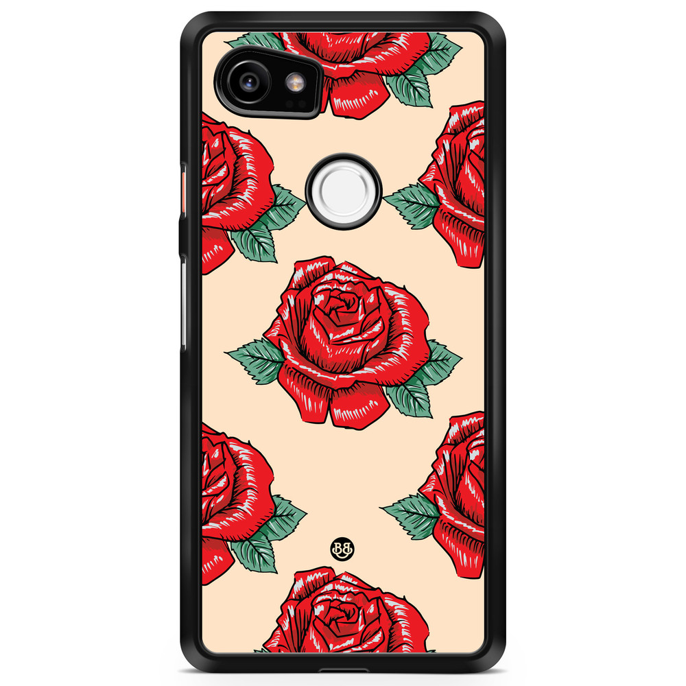 Google Pixel 2 XL Case - Rose Pattern
