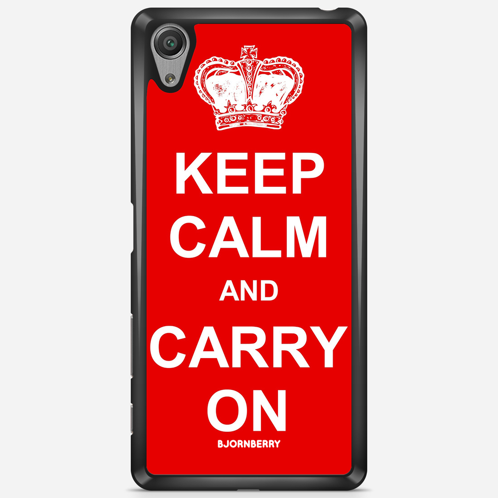 Sony Xperia X Performance Case - Keep calm carry on