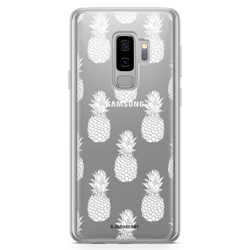 Samsung Galaxy S9 Plus Fashion Case - White Pineapples