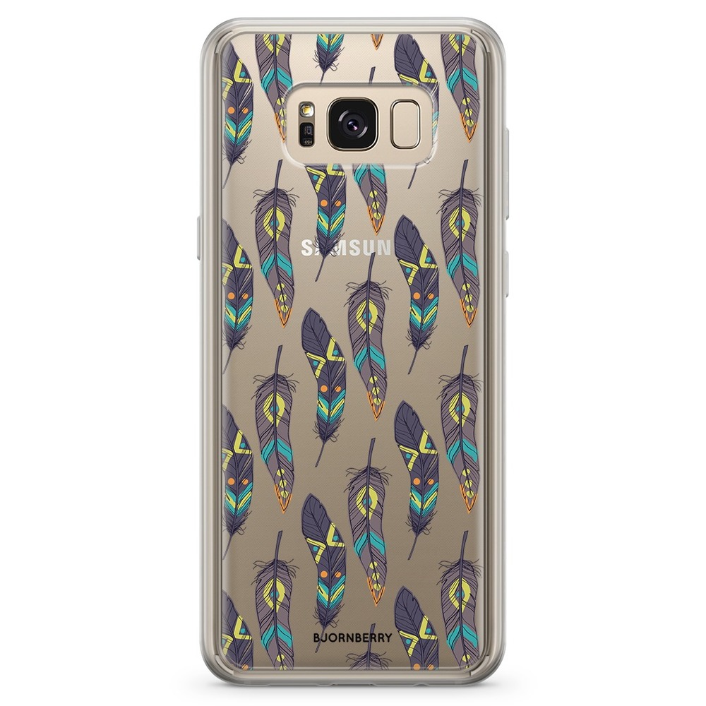 Samsung Galaxy S8 Plus Fashion Case - Ethnic Feathers