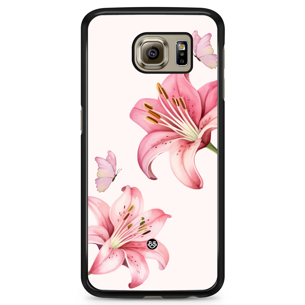 Samsung Galaxy S6 Case - WILD BLOOM - Pink Lily