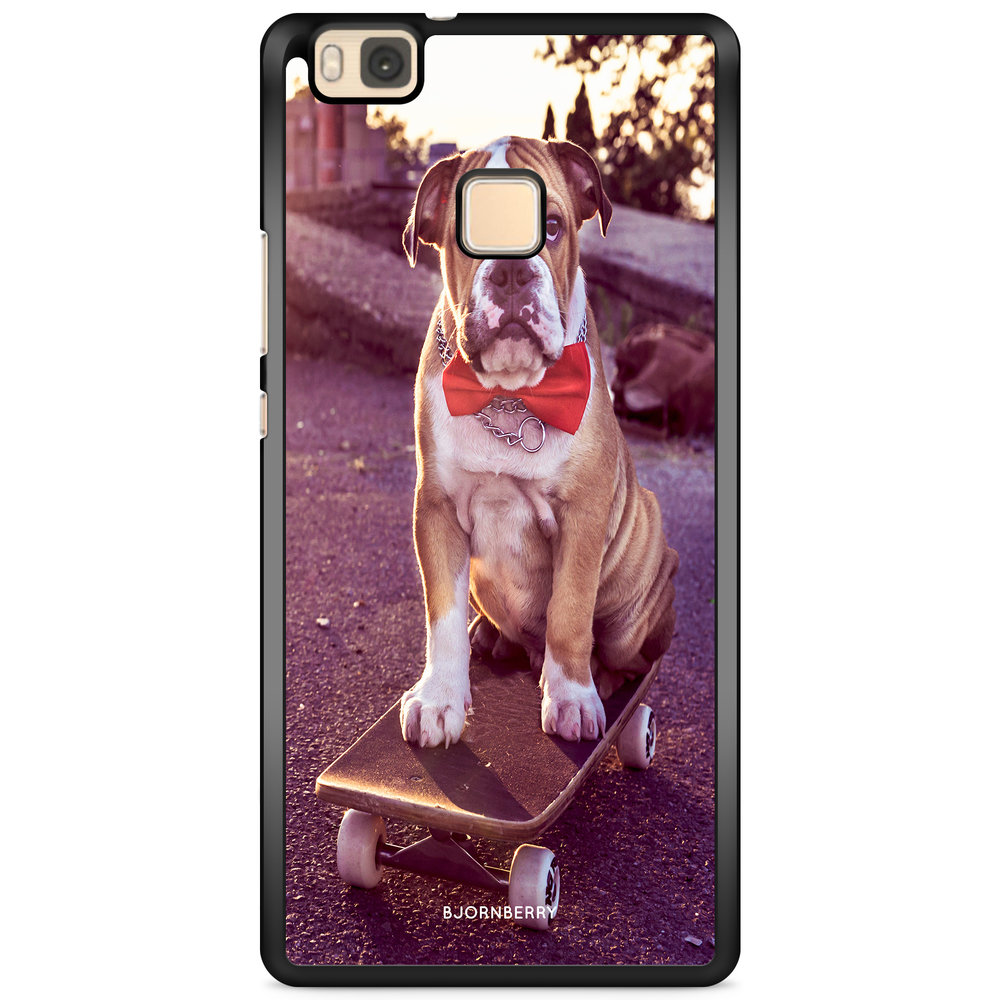 Huawei P9 Lite Case - Bulldog skateboard