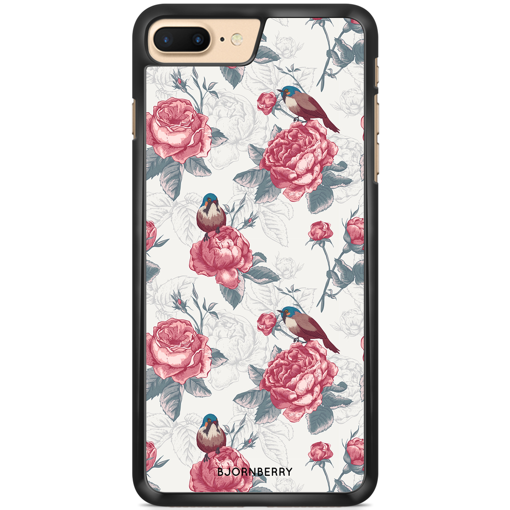 iPhone 7 Plus Case - Roses and Birds