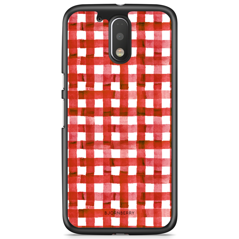 Moto G4/G4 Plus Case - Red Stripes