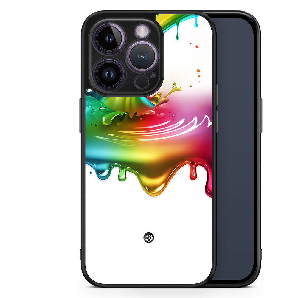 iPhone 14 Pro Case - Rainbow Splash