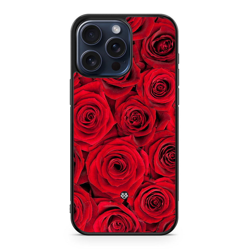 iPhone 15 Pro Max Case - Red Roses