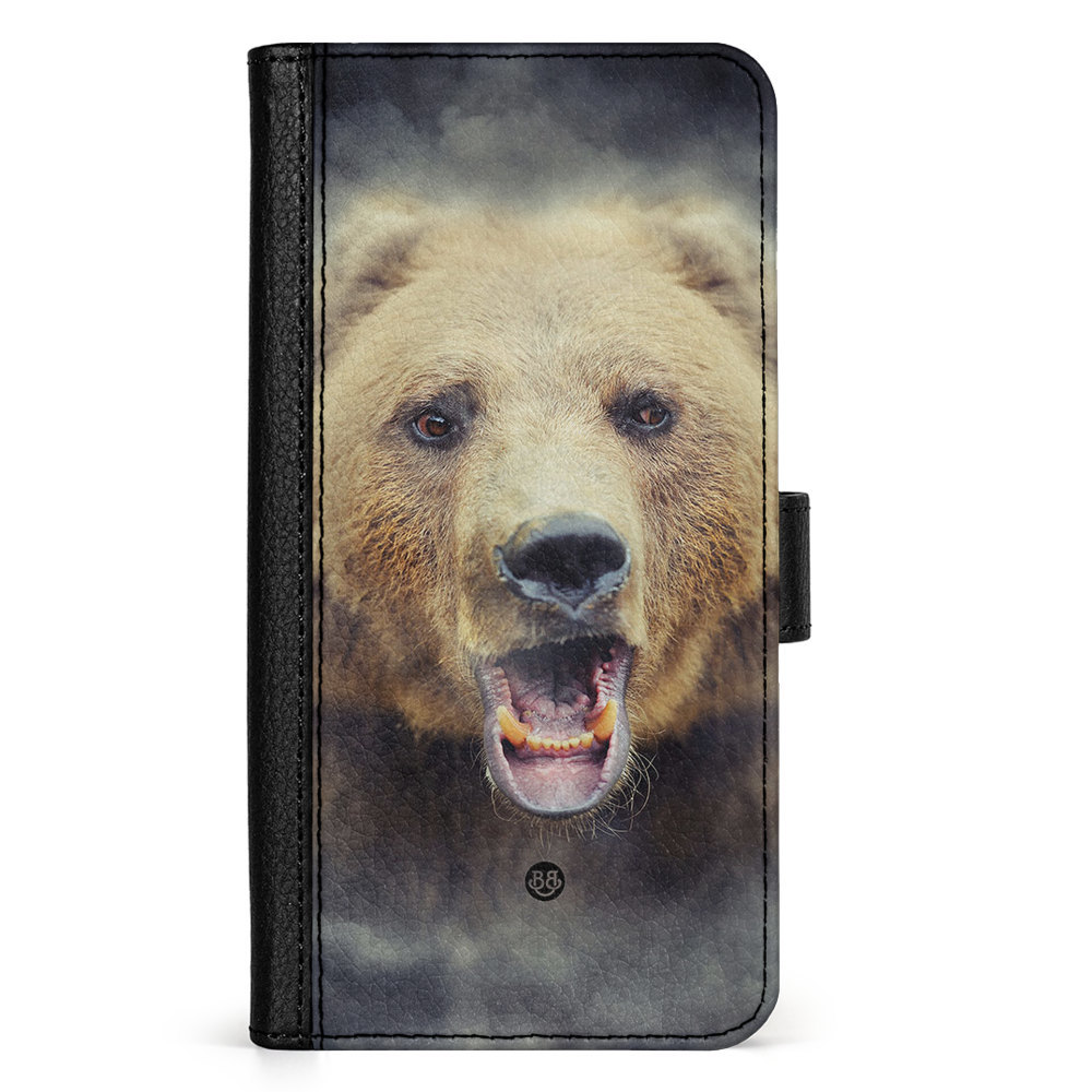 Doro 8050 Wallet Case - Angry Bear