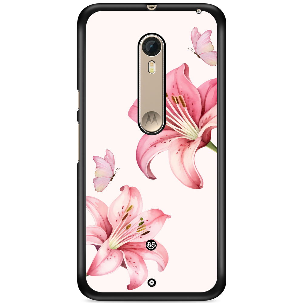 Moto X Style Case - WILD BLOOM - Pink Lily