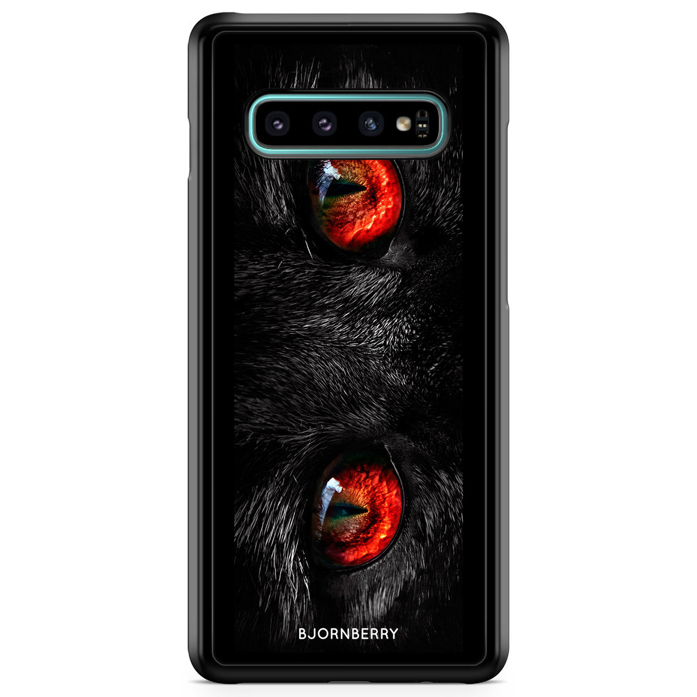 Samsung Galaxy S10 Plus Case - Red Cat Eyes