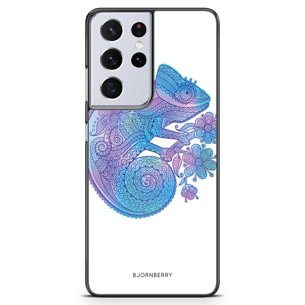 Samsung Galaxy S21 Ultra Case - Mandala Chameleon