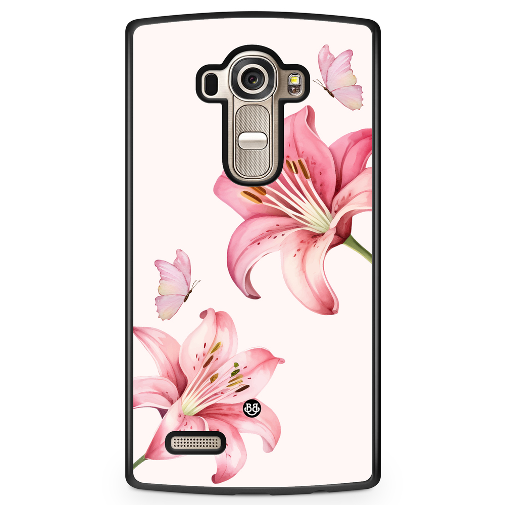 LG G4 Case - WILD BLOOM - Pink Lily