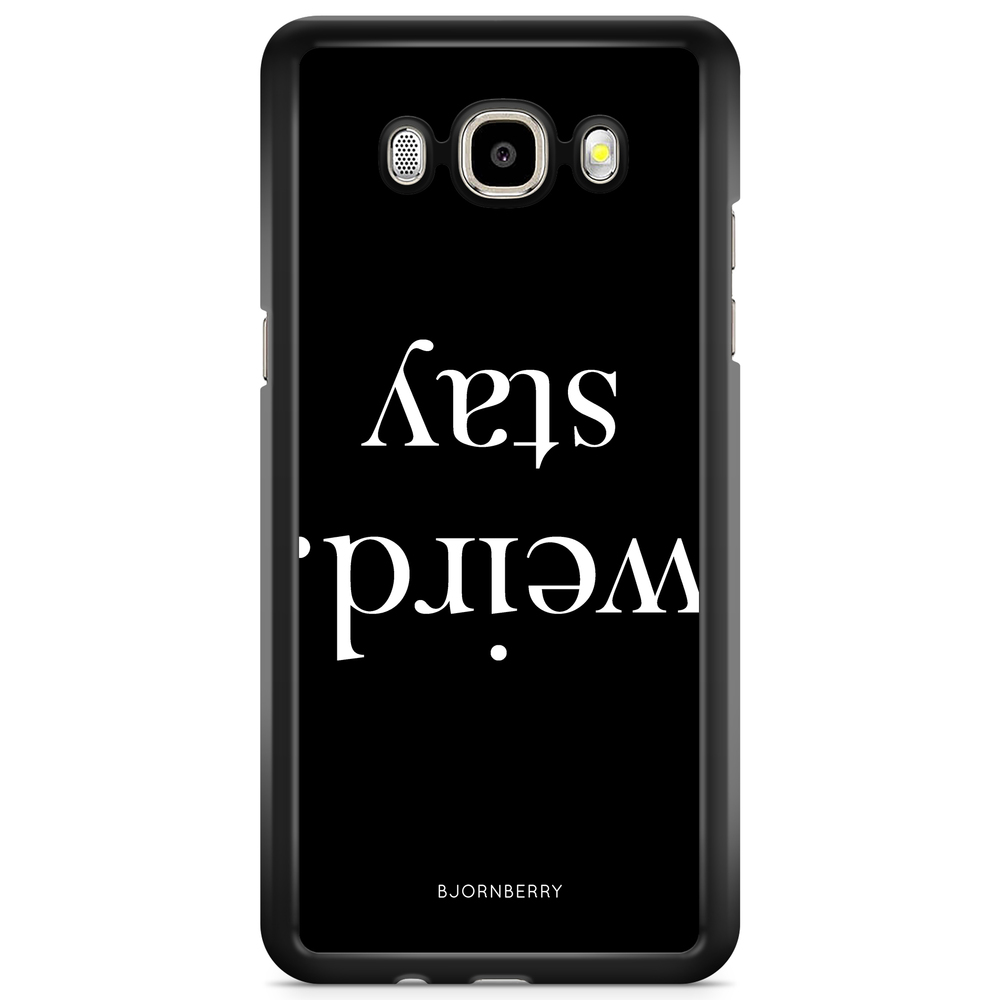Samsung Galaxy J3 (2016) Case - STAY WEIRD White