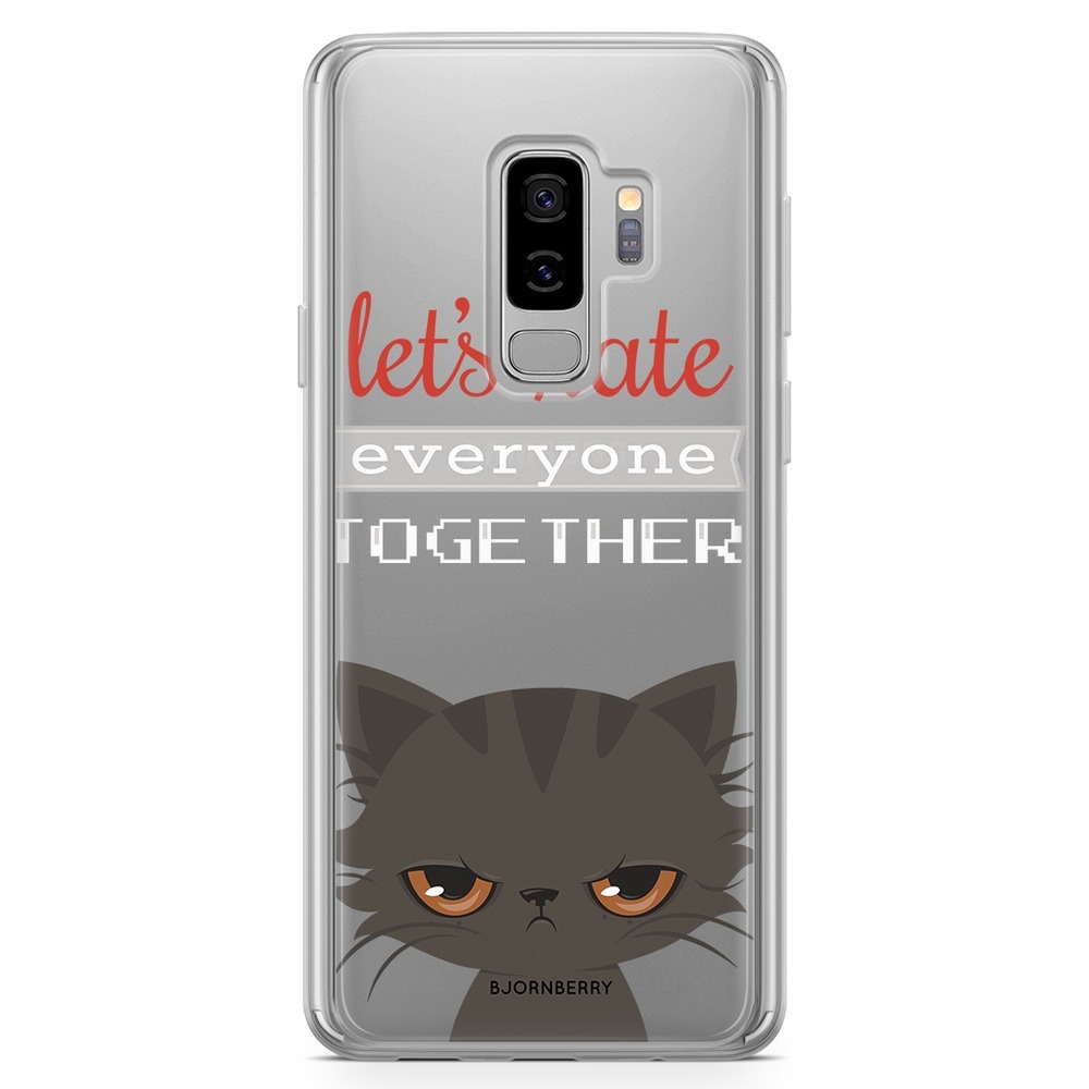 Samsung Galaxy S9 Plus Fashion Case - Angry Cat