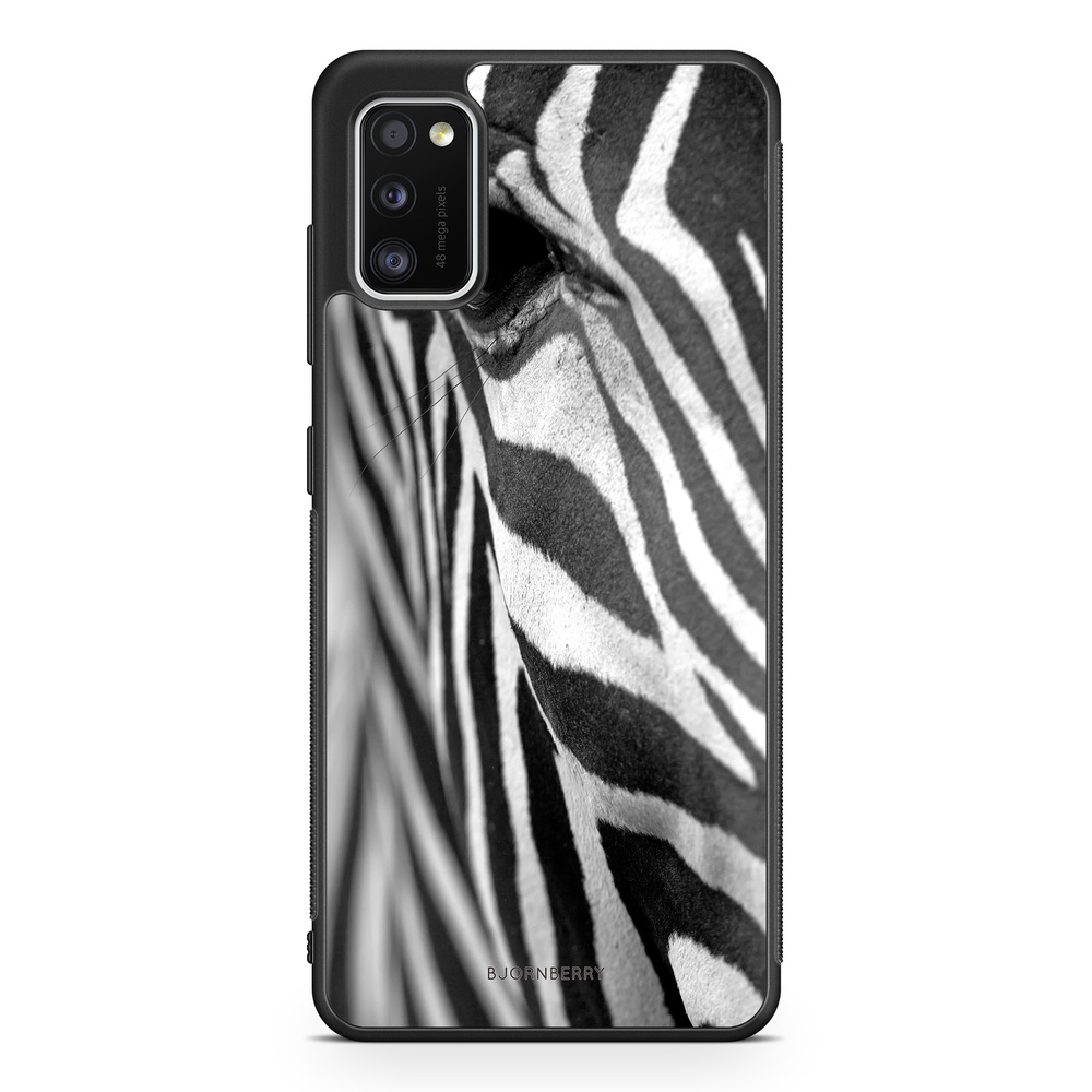 Samsung Galaxy A41 Case - Zebra Eye