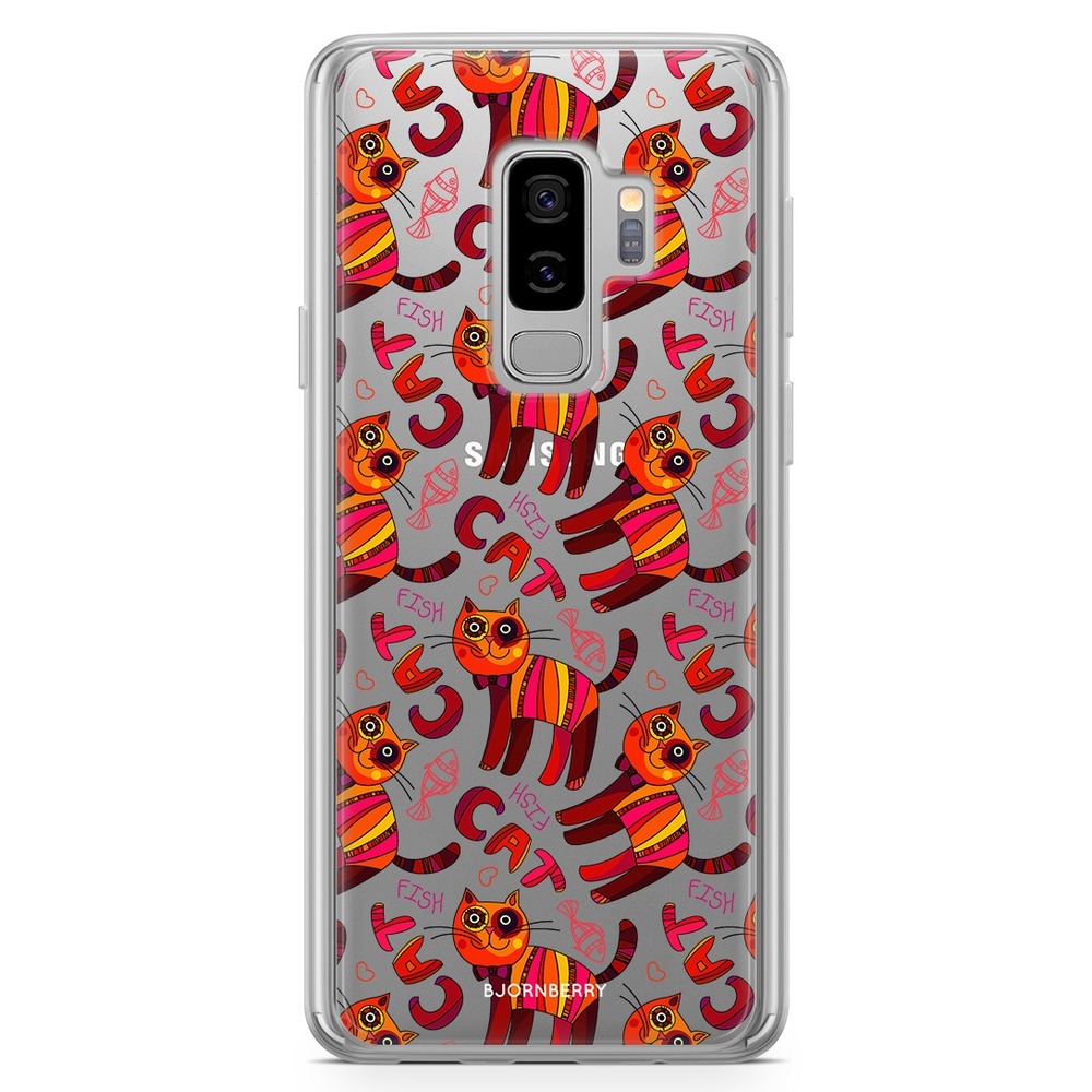 Samsung Galaxy S9 Plus Fashion Case - Cat & Fish
