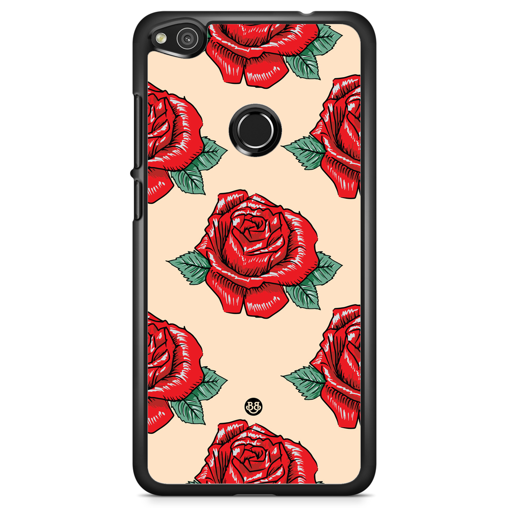 Huawei Honor 8 Lite Case - Rose Pattern
