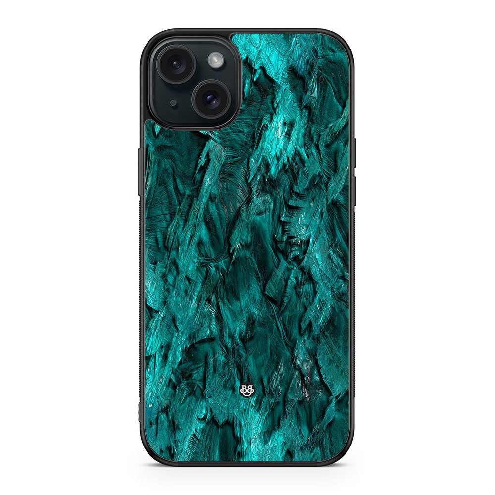 iPhone 15 Plus Case - Green Crystal