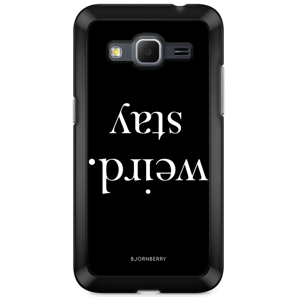 Samsung Galaxy Core Prime Case - STAY WEIRD White