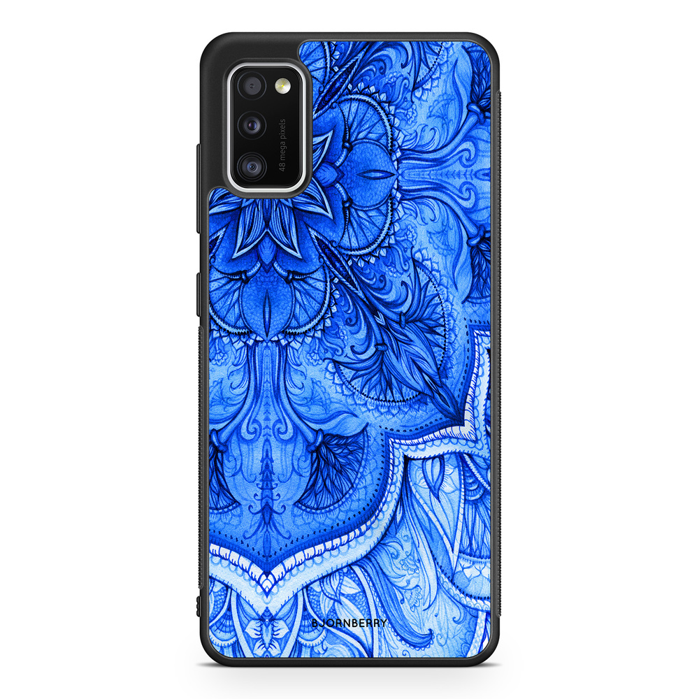 Samsung Galaxy A41 Case - Blue Vintage