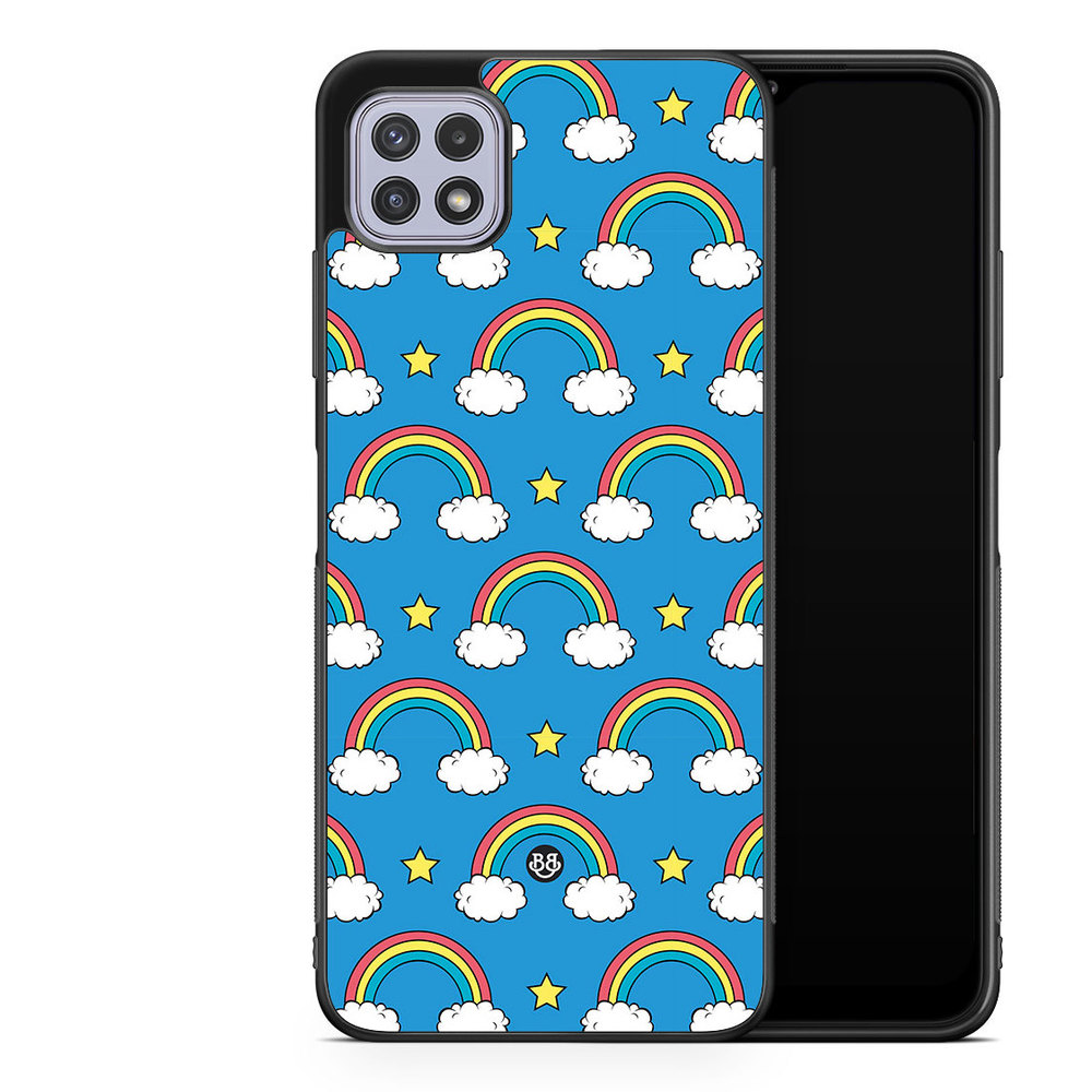 Samsung Galaxy A22 4G Case - Rainbow Pattern