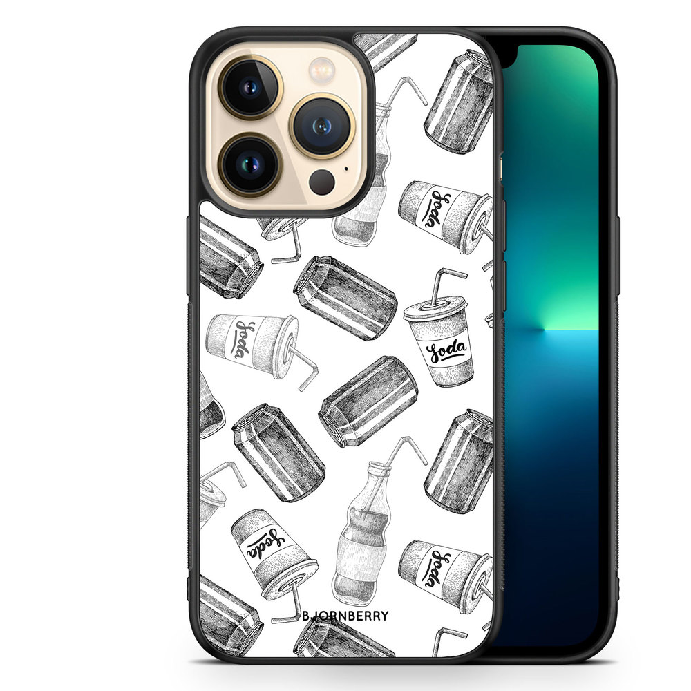iPhone 13 Pro Case - Soda Black & White
