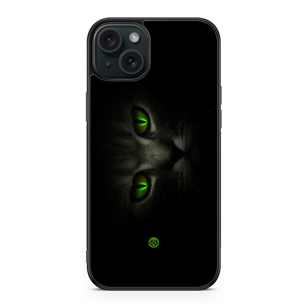 iPhone 15 Plus Case - Green Cat Eyes