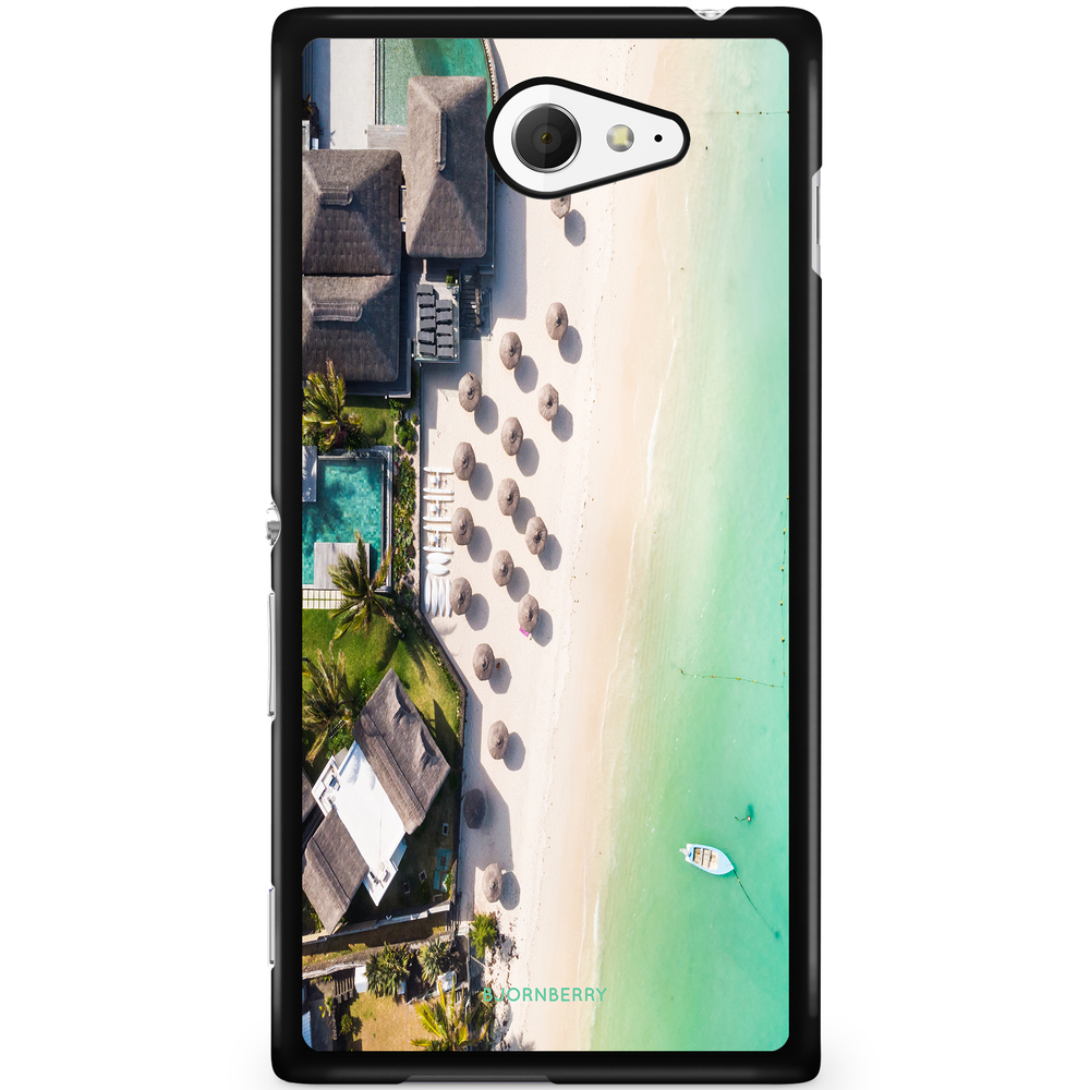 Sony Xperia M2 Aqua Case - Tropical Beach