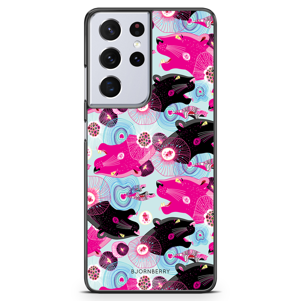 Samsung Galaxy S21 Ultra Case - Panther Pattern