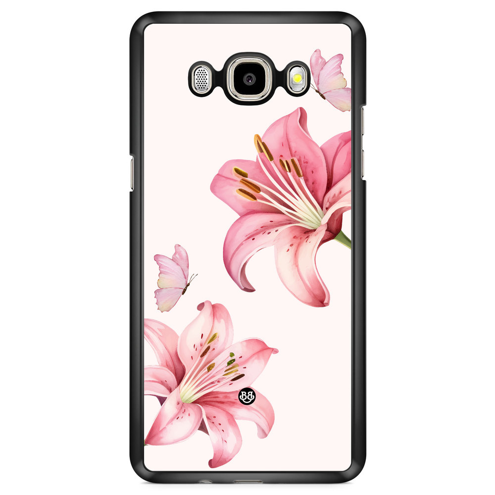 Samsung Galaxy J7 (2016) Case - WILD BLOOM - Pink Lily