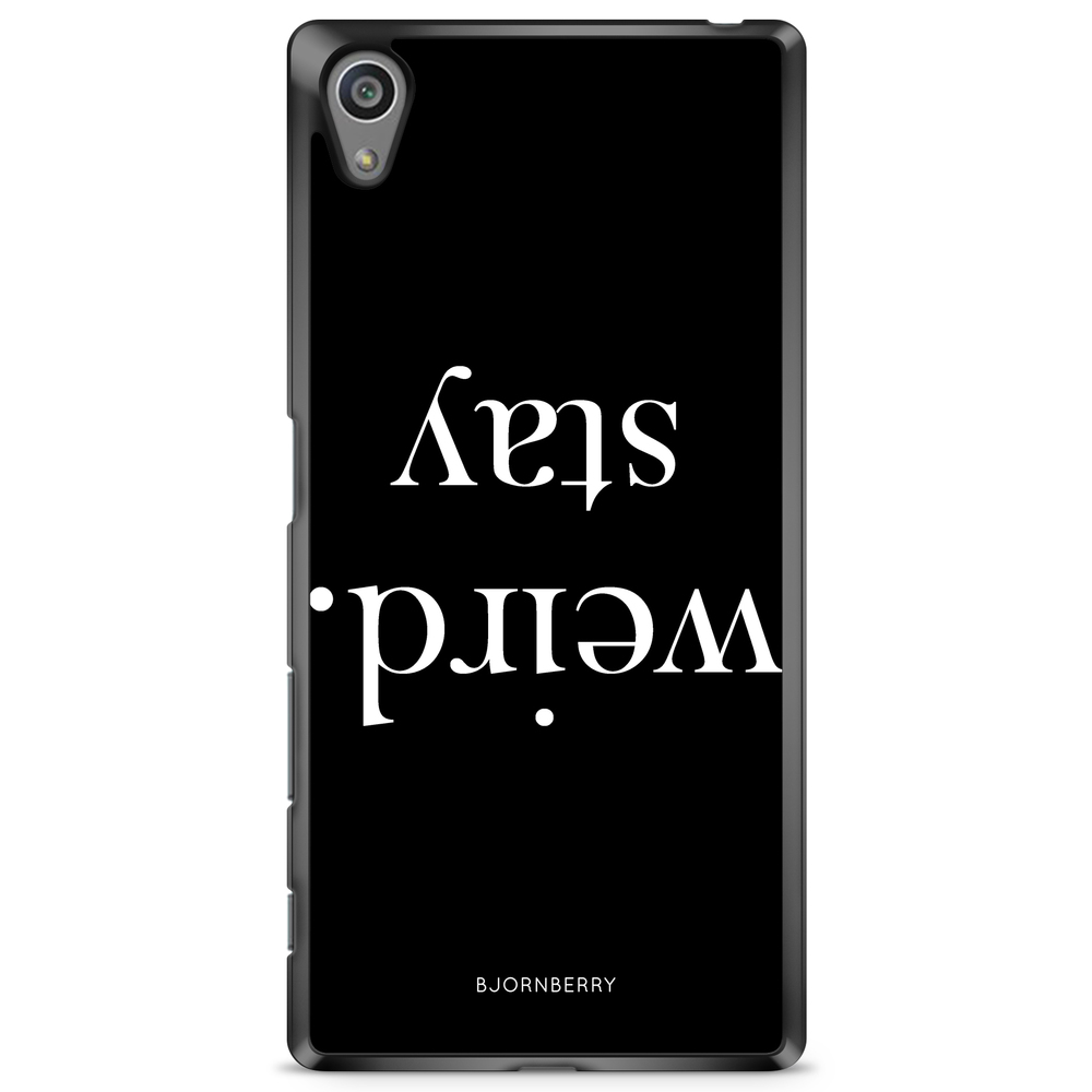 Sony Xperia Z5 Premium Case - STAY WEIRD White