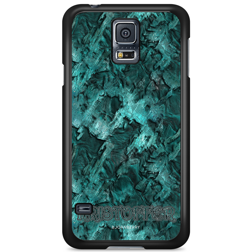 Samsung Galaxy S5 Case Custom - Green Name