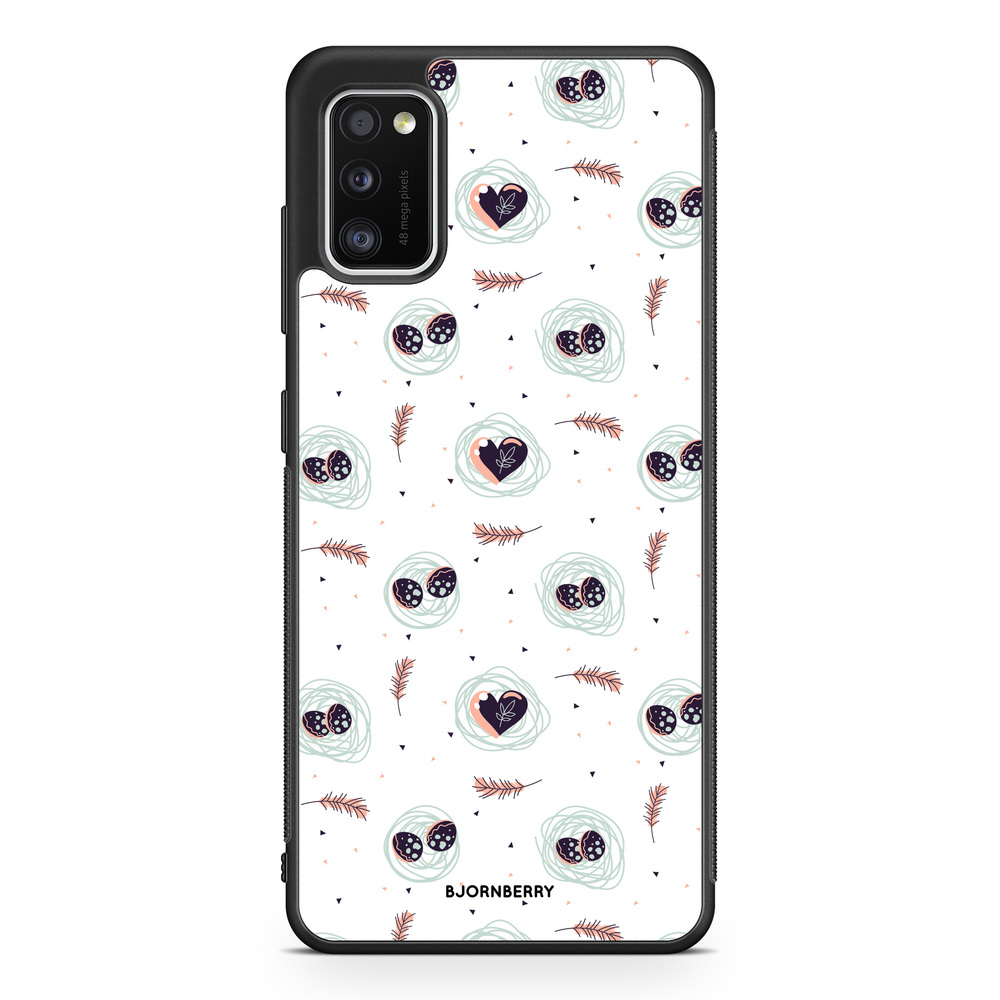 Samsung Galaxy A41 Case - Eggs and Hearts